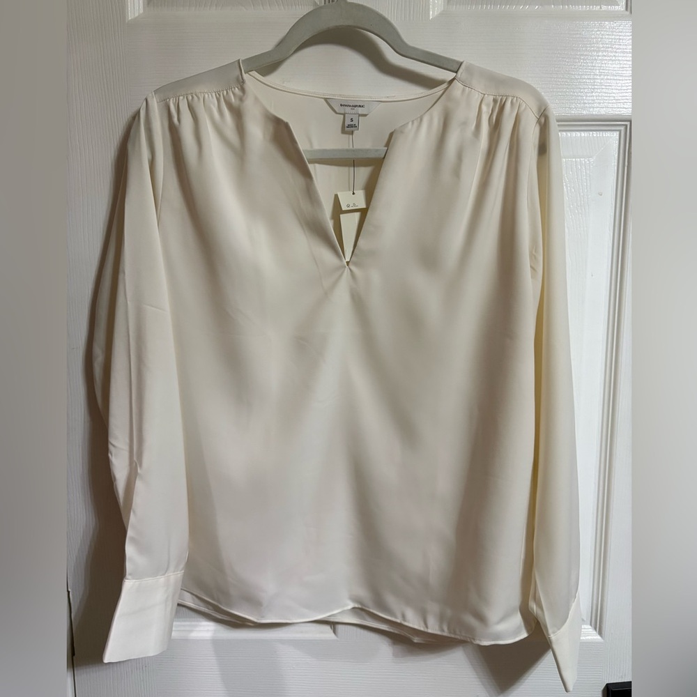 Banana Republic Ivory Blouse